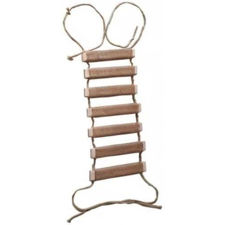 Cat Bridge 20in Cat Climbing Frame Outdoor Cat Tree Wall Climbing Bridge Climbing Rope Ladder for Cat Pets Climbing Frame