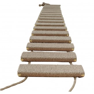 Cat Bridge Cat Climbing Frame Bridge Use for Cat Cage Sisal Rope Cat Ladder Pet Furniture Cat Step Scratcher Post Kitten Toys Cat Tree Tower