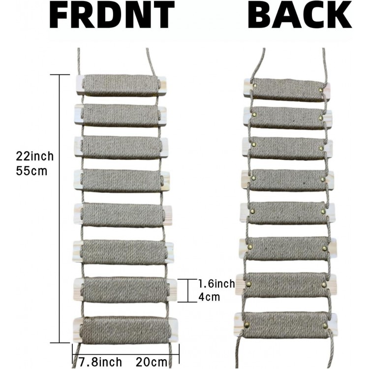 Cat Ladder Cat Tree Tower Bridge Cat Climbing Wall Scratching Post Cat Cage Accessories Outdoor Cat Furniture Climbing Frame Cat Toys for Indoor Cats…